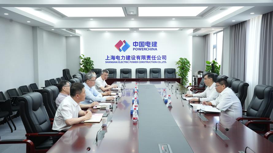 张建文与上海电建公司进行工作会谈
